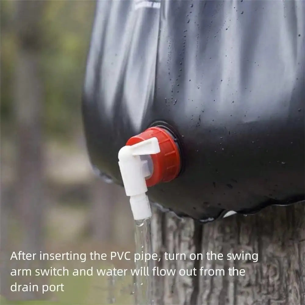 Solar Heating Portable Shower Bag Water Storage for Outdoor Camping