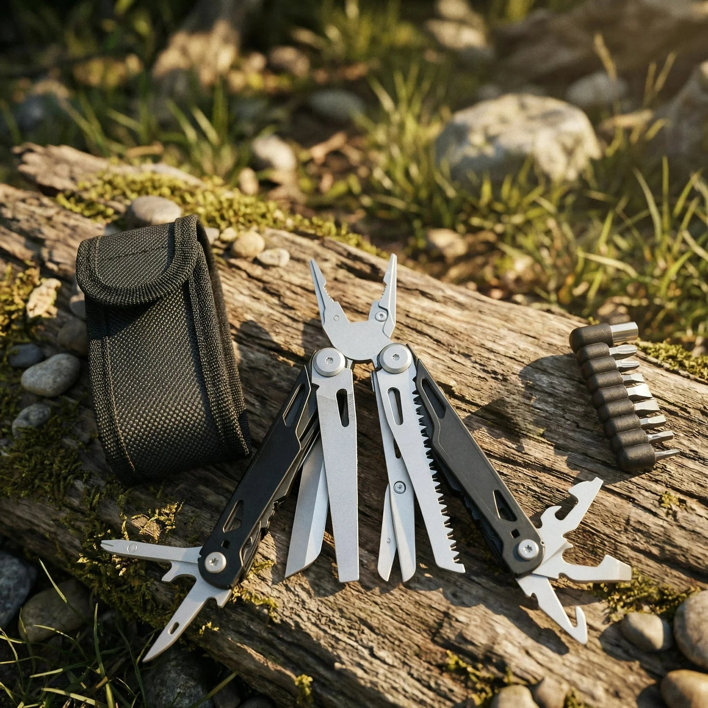 27 In 1 Multitool Pliers Stainless Steel Survival Tool For Camping Fishing