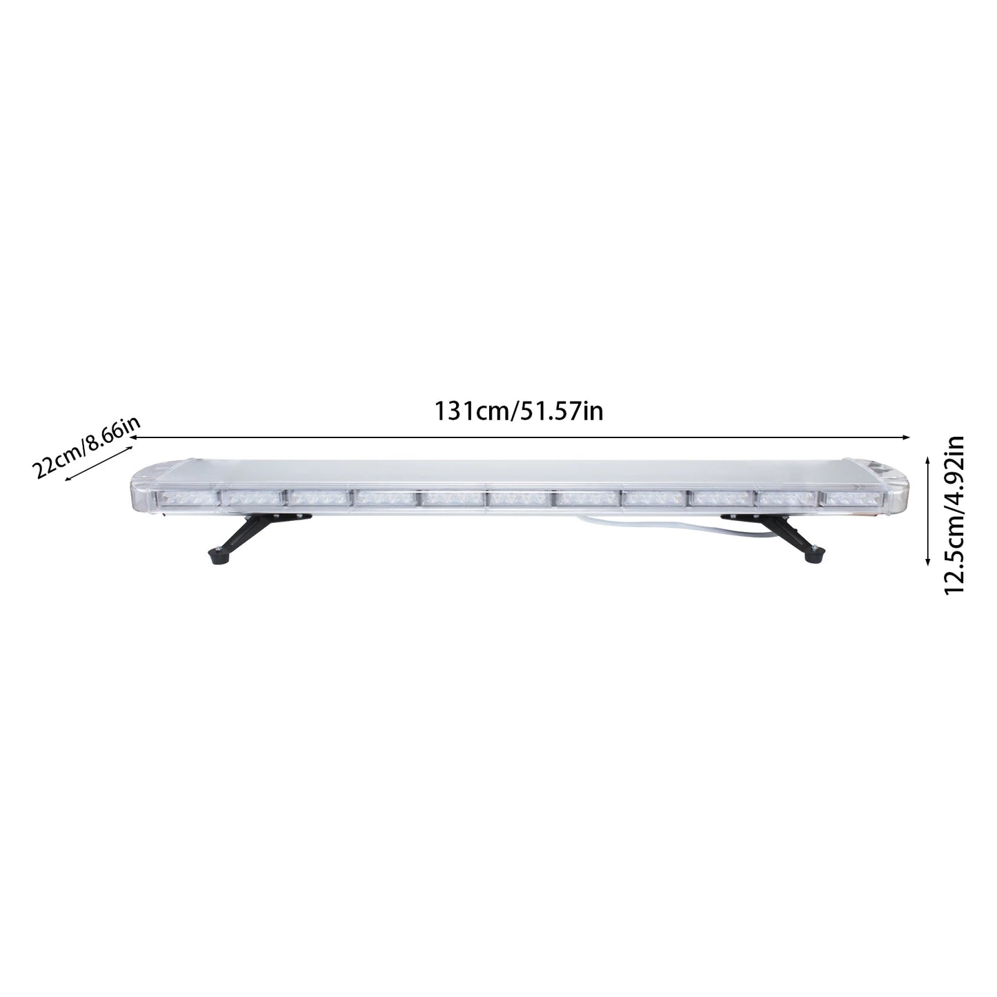 High Visibility 96LED 360 Degree IP65 Waterproof Emergency Strobe Light Bar