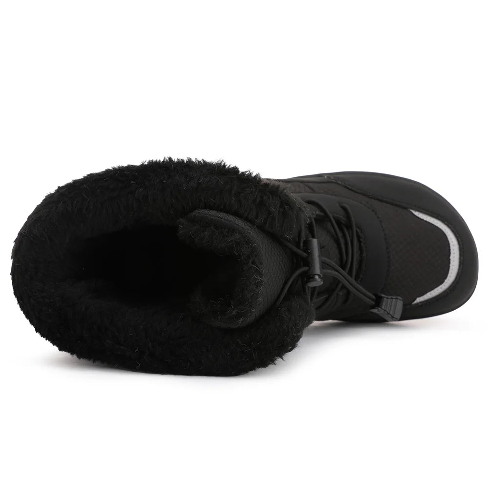 Shunmaii Women's Snow Boots Fur Lined Anti Slip Hiking