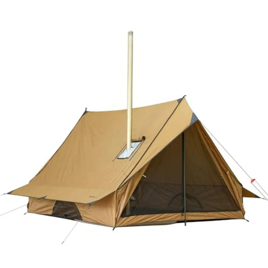 Camping Wall Tent Cabin Chalet With Stove Jack For Two