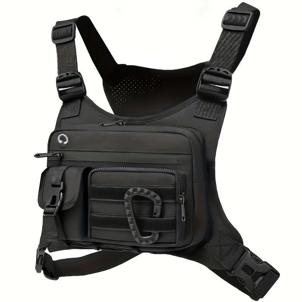 Outdoor Chest Rig Vest Bag for Running Hiking and Travel