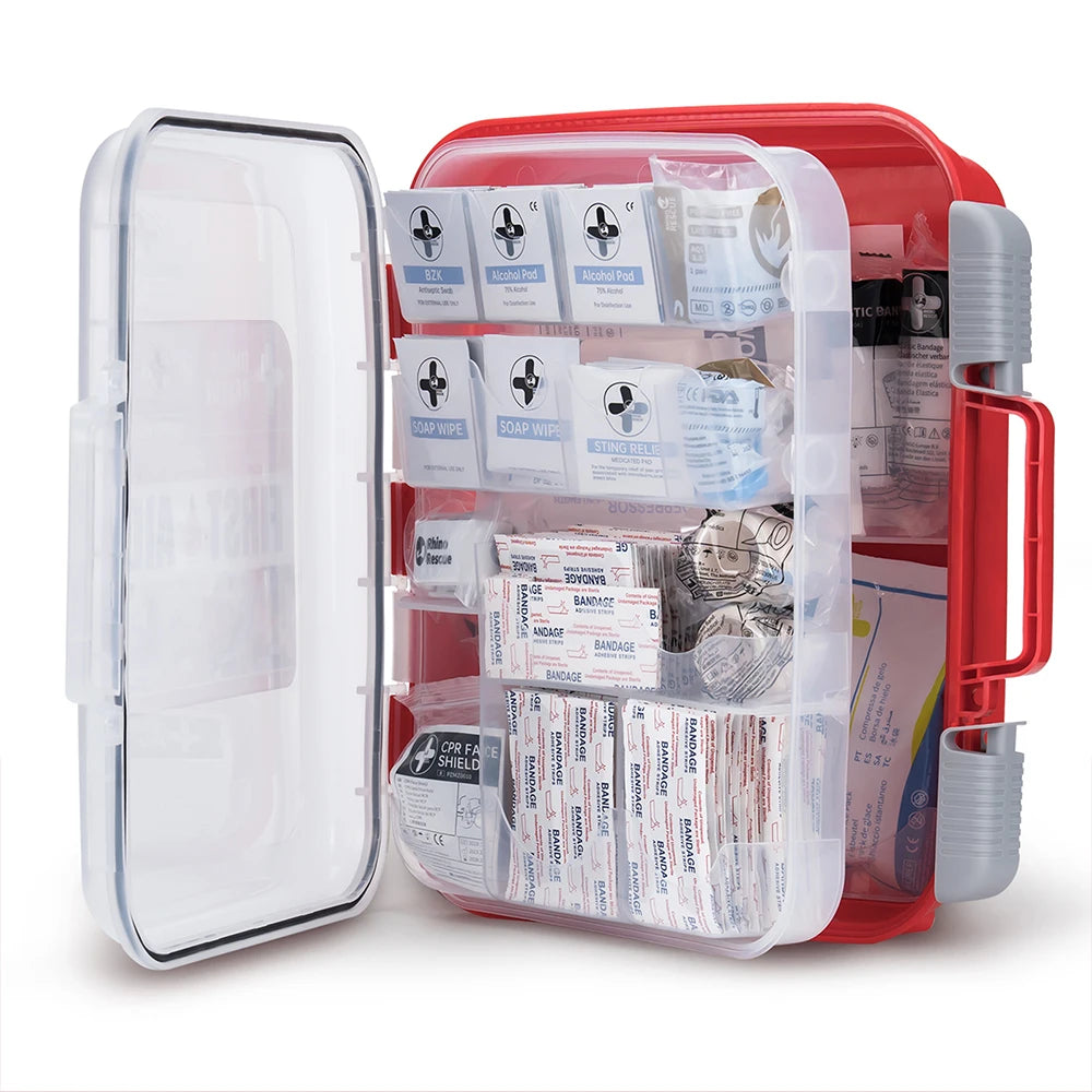 Rhino Rescue 350 Piece All Purpose First Aid Kit OSHA