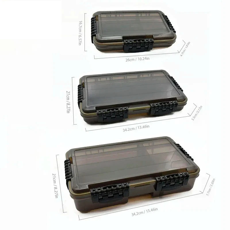 Waterproof Fishing Tackle Box Large Capacity Storage Organizer