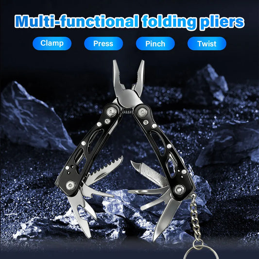 Folding Multi Tool Pocket Knife Pliers for Outdoor Survival