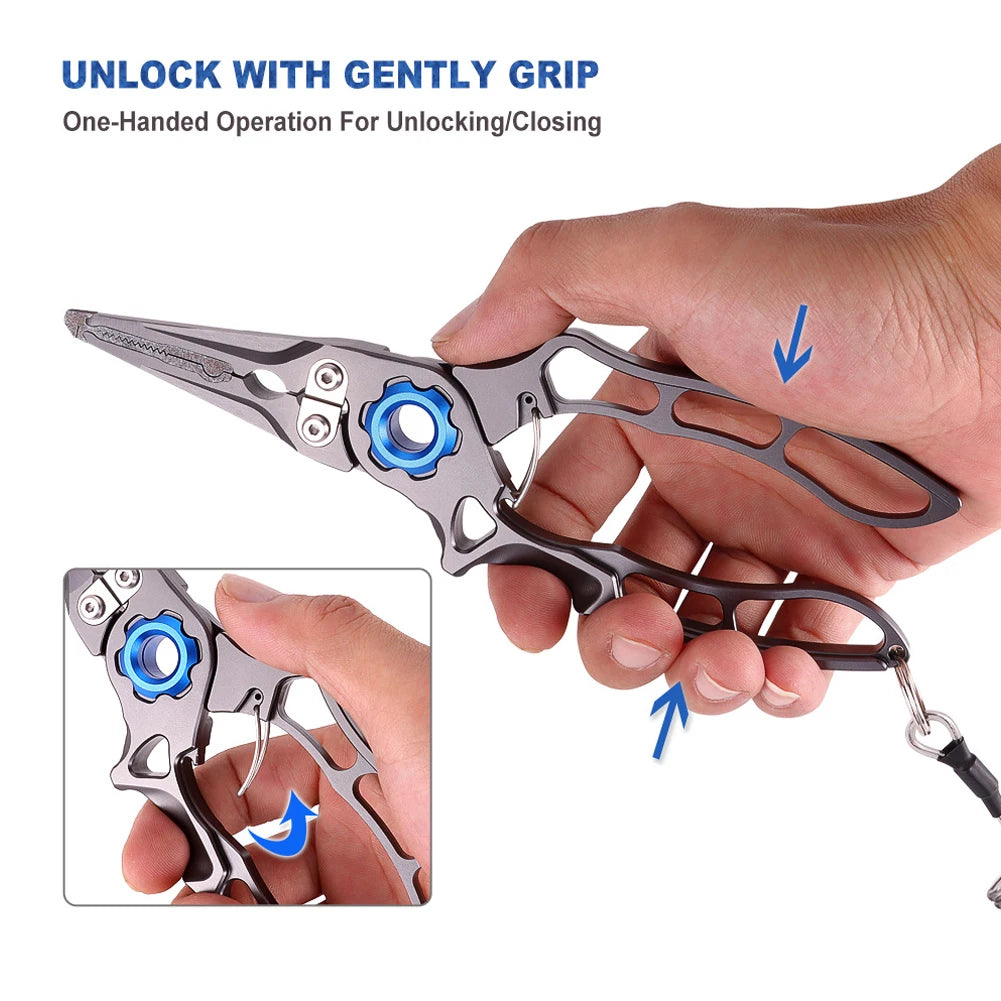 Shunmaii Fishing Pliers Wire Cutter Braid Line Trimmer
