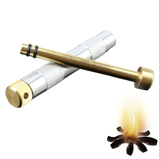 LACYIE Metal Fire Piston Starter for Camping and Survival