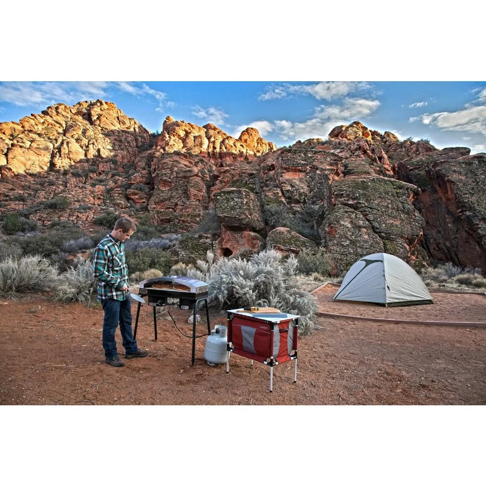 Sherpa Table And Organizer Camping Storage Aluminum Table Top