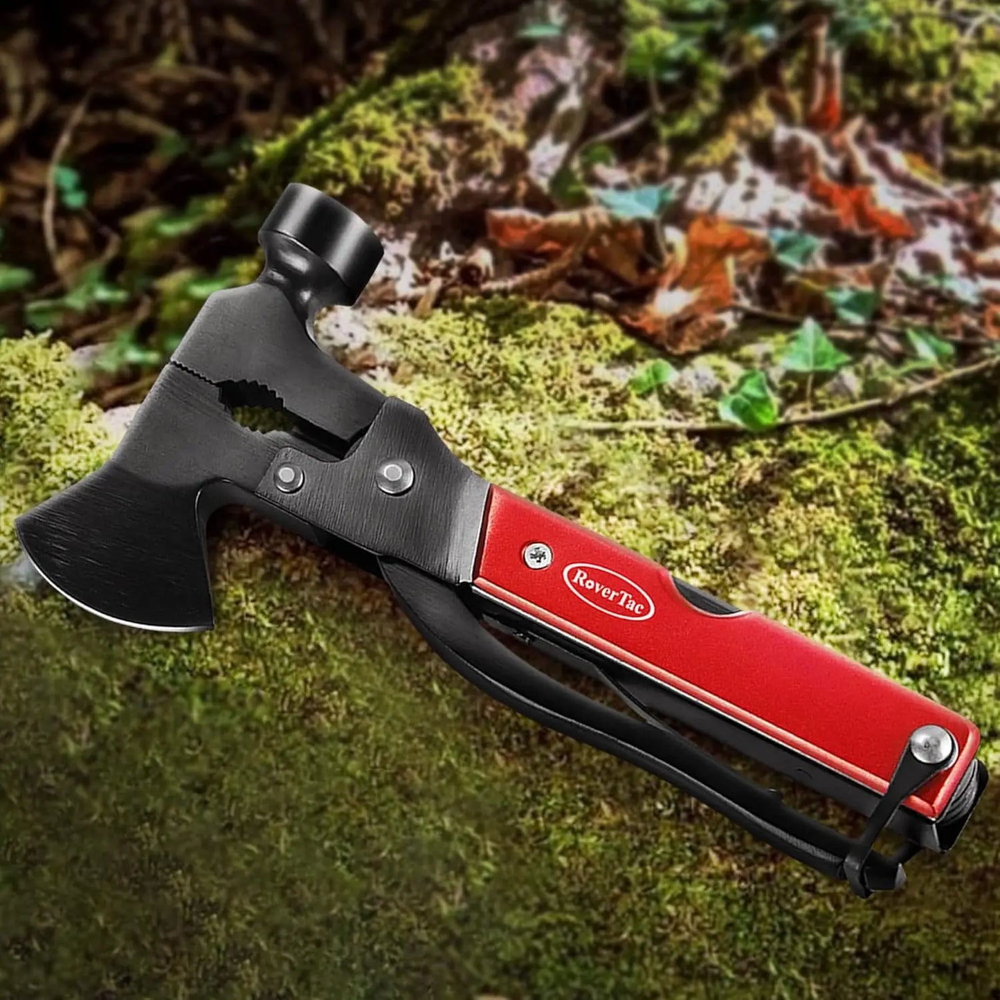 Multitool Camping Axe With Knife Hammer Saw 14 In 1