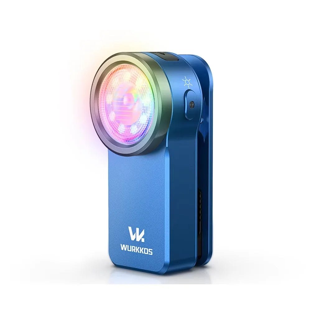 Wurkkos HD03 USB Rechargeable Mini Clip Light LED RGB Flashlight