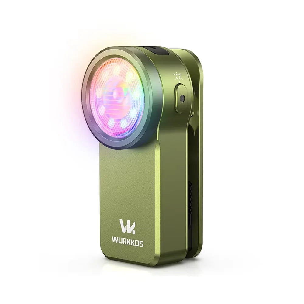 Wurkkos HD03 USB Rechargeable Mini Clip Light LED RGB Flashlight