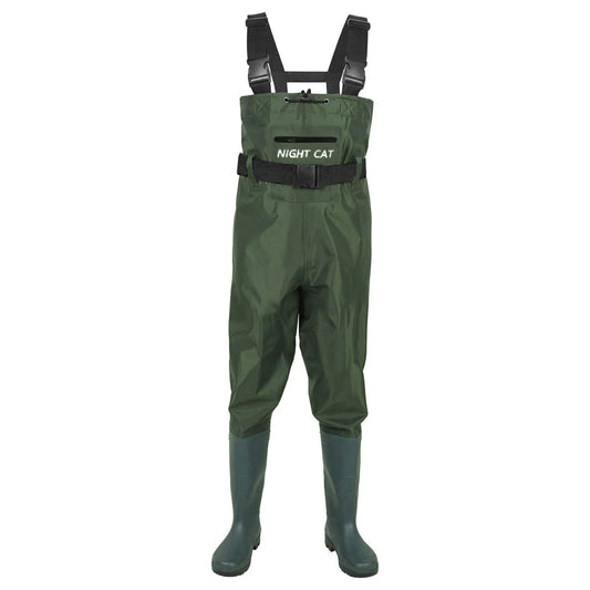Night Cat Chest Wader Waterproof Unisex Fishing and Hunting Gear