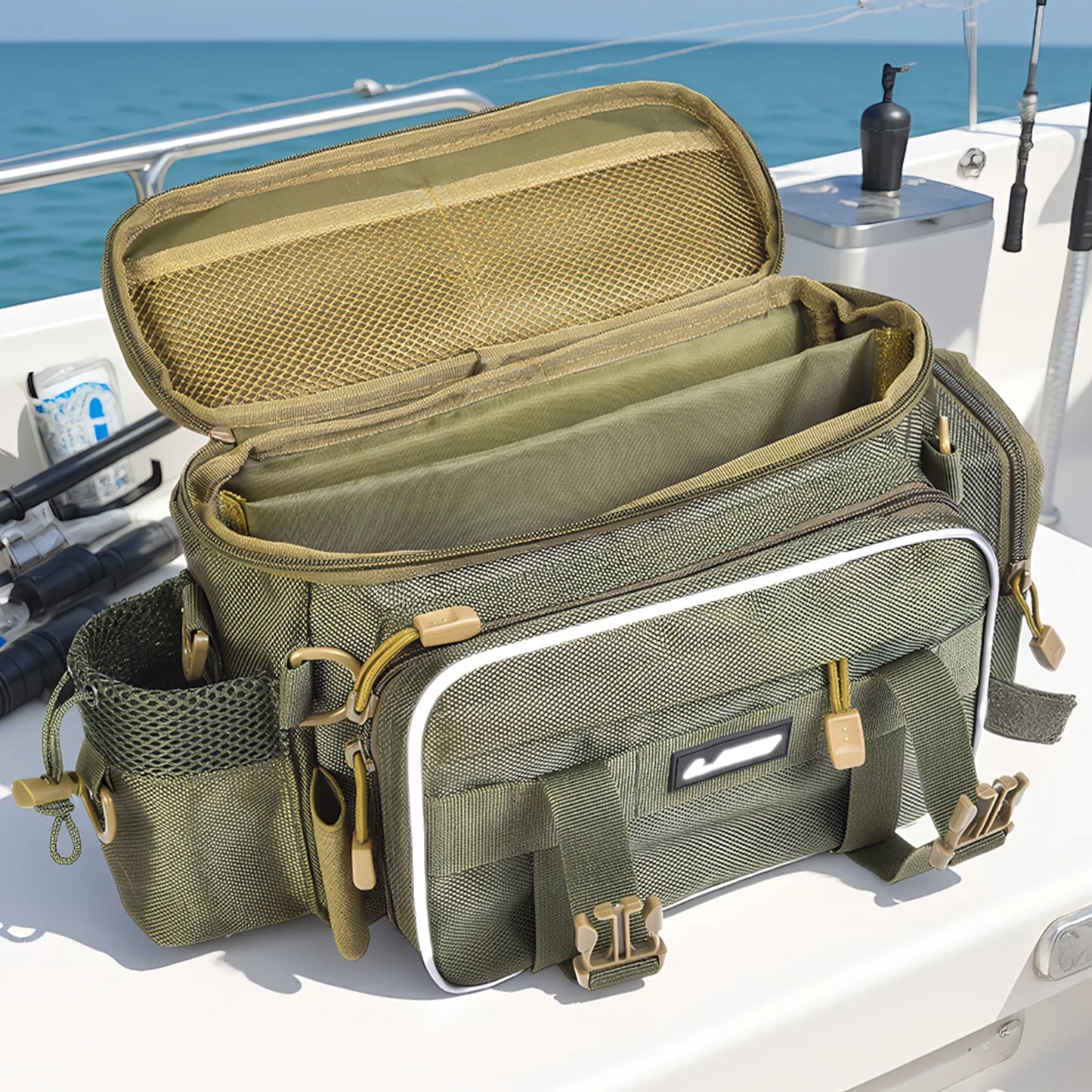 Multi Functional Lure Bag Wear Resistant Tackle Organizer Backpack