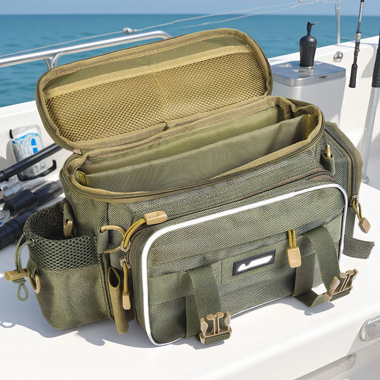 Multi Functional Lure Bag Wear Resistant Tackle Organizer Backpack