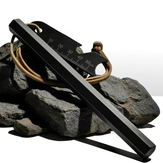 Iron Magnesium Fire Starter Kit With Waterproof Survival Sickle