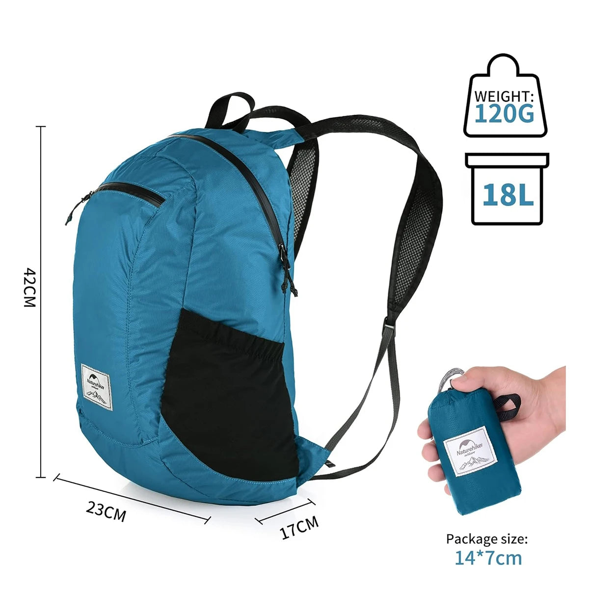 Naturehike Lightweight Outdoor Hiking Daypack All Seasons