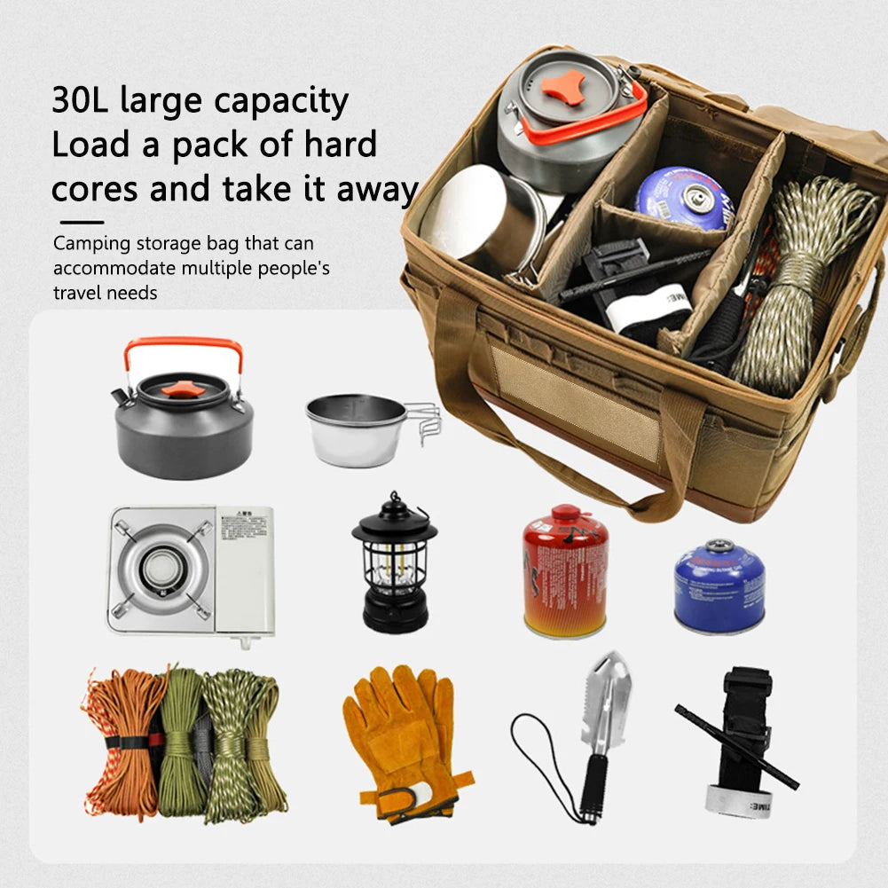 Camping Utensil Organizer Detachable Multifunctional Stove Storage Case
