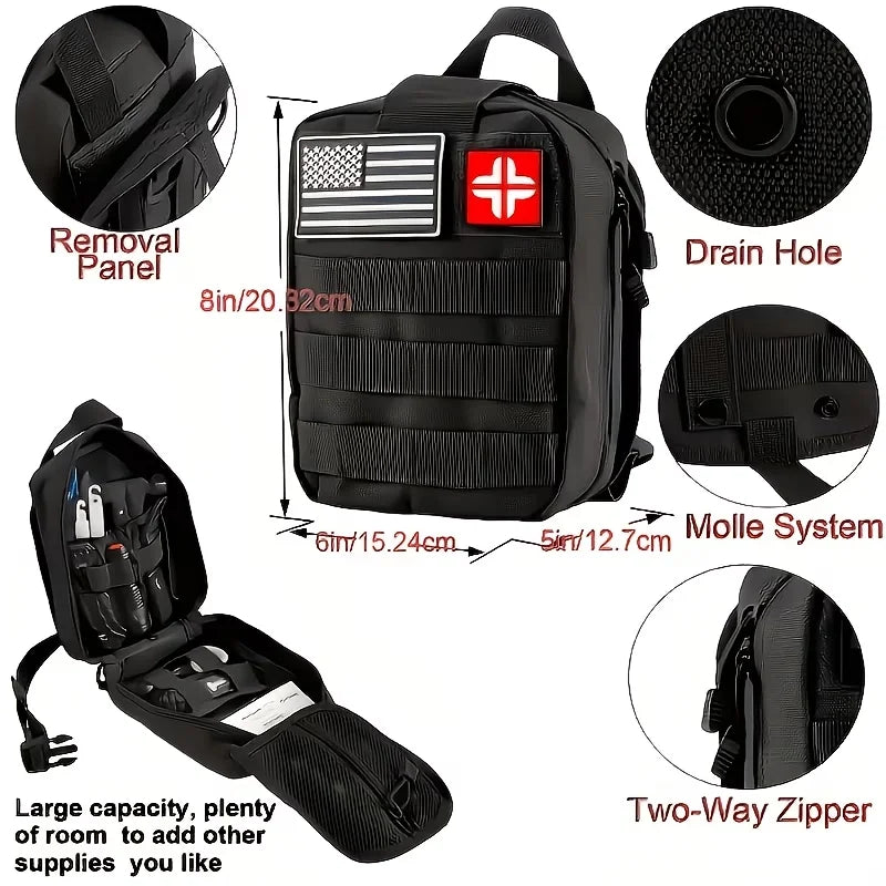 Survival Kit For Outdoor Adventure Travel Camping Emergency First Aid