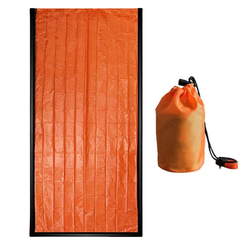 Portable Waterproof Emergency Sleeping Bag Bivy Sack Survival Kit