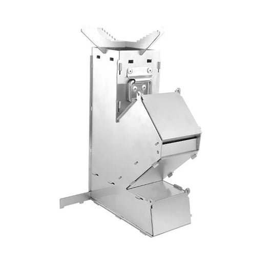 Stainless Steel BBQ Rocket Stove Portable Detachable Wood Burner
