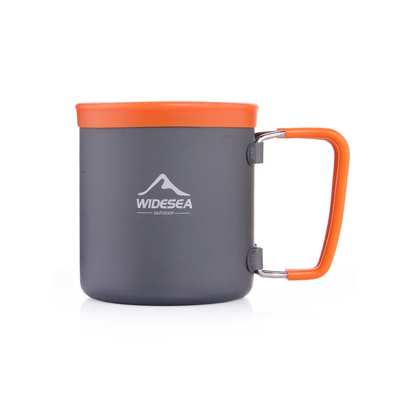 Widesea Outdoor Camping Cookware Set Pots Kettle Coffee Cup Utensils