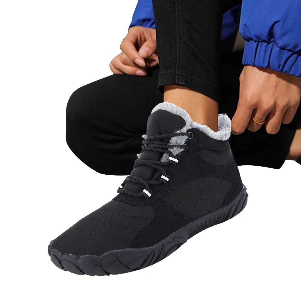 NONE Warm Hike Shoes Non-Slip Fur-Lined for Men and Women