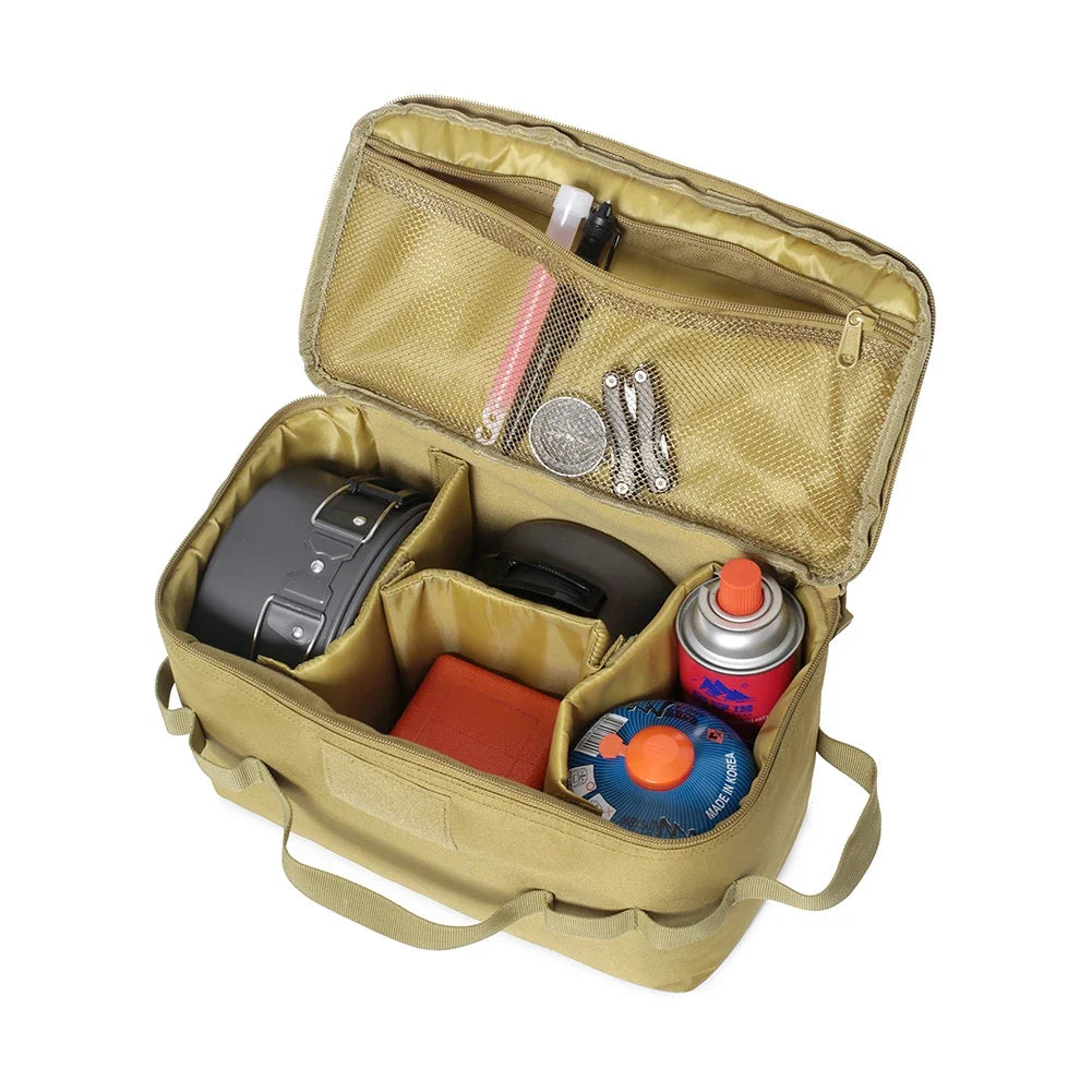 Camping Utensil Organizer Detachable Multifunctional Stove Storage Case