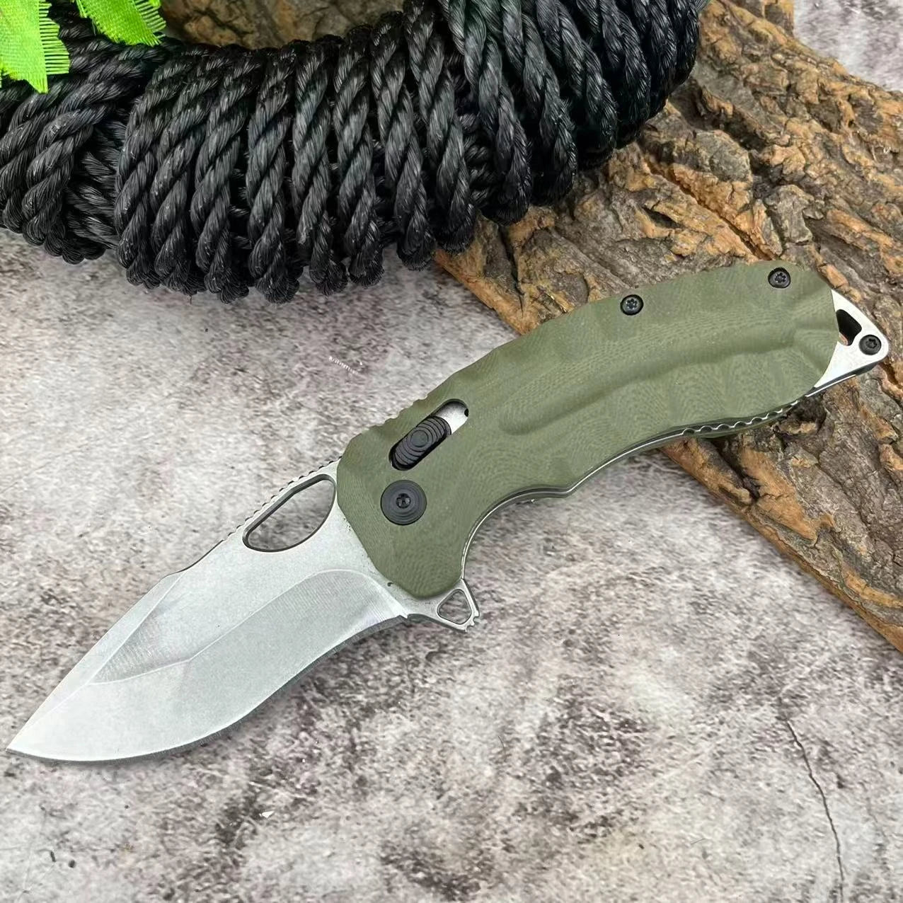 DIY Supplies Folding Knife For Outdoor Camping And Survival Gear