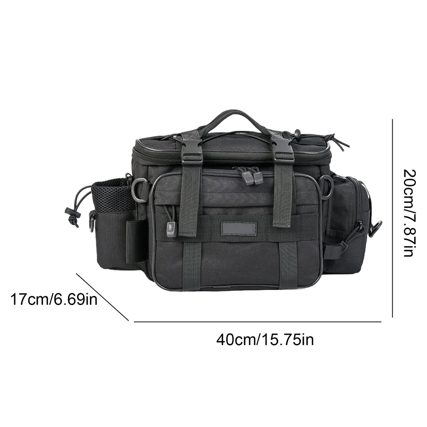Multi-Functional Lure Bag Tackle Fishing Gear Organizer Backpack