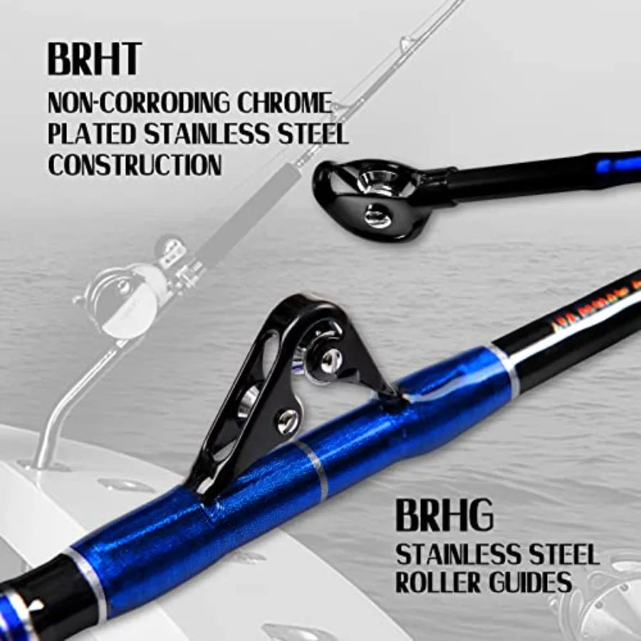 Saltwater Offshore Trolling Rod Roller Rod Deep Sea Fishing