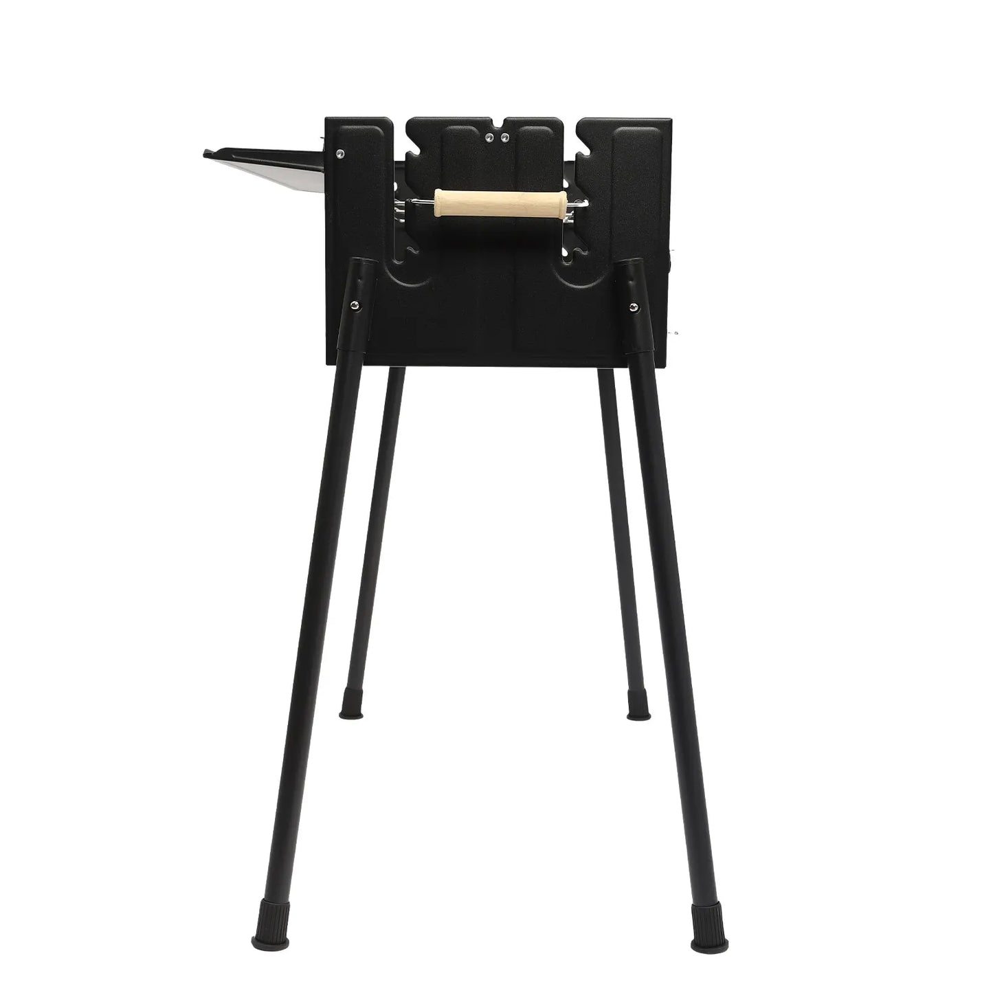 BymaocarCN Portable Charcoal Grill Freestanding With 3 Gear Height Adjustment