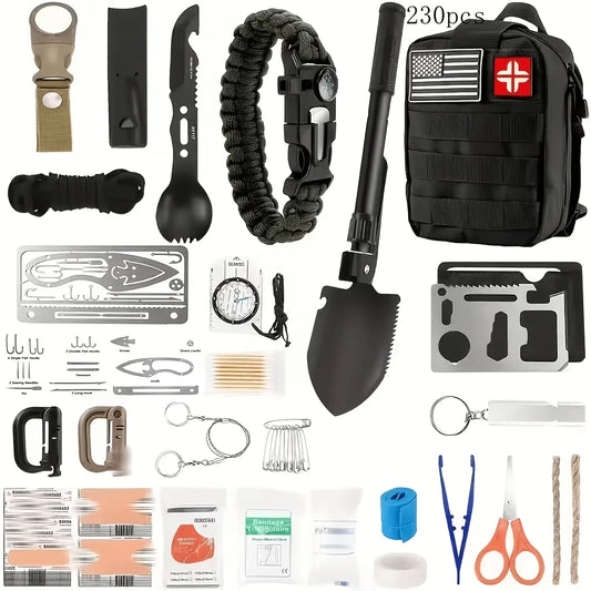 Survival Kit For Outdoor Adventure Travel Camping Emergency First Aid