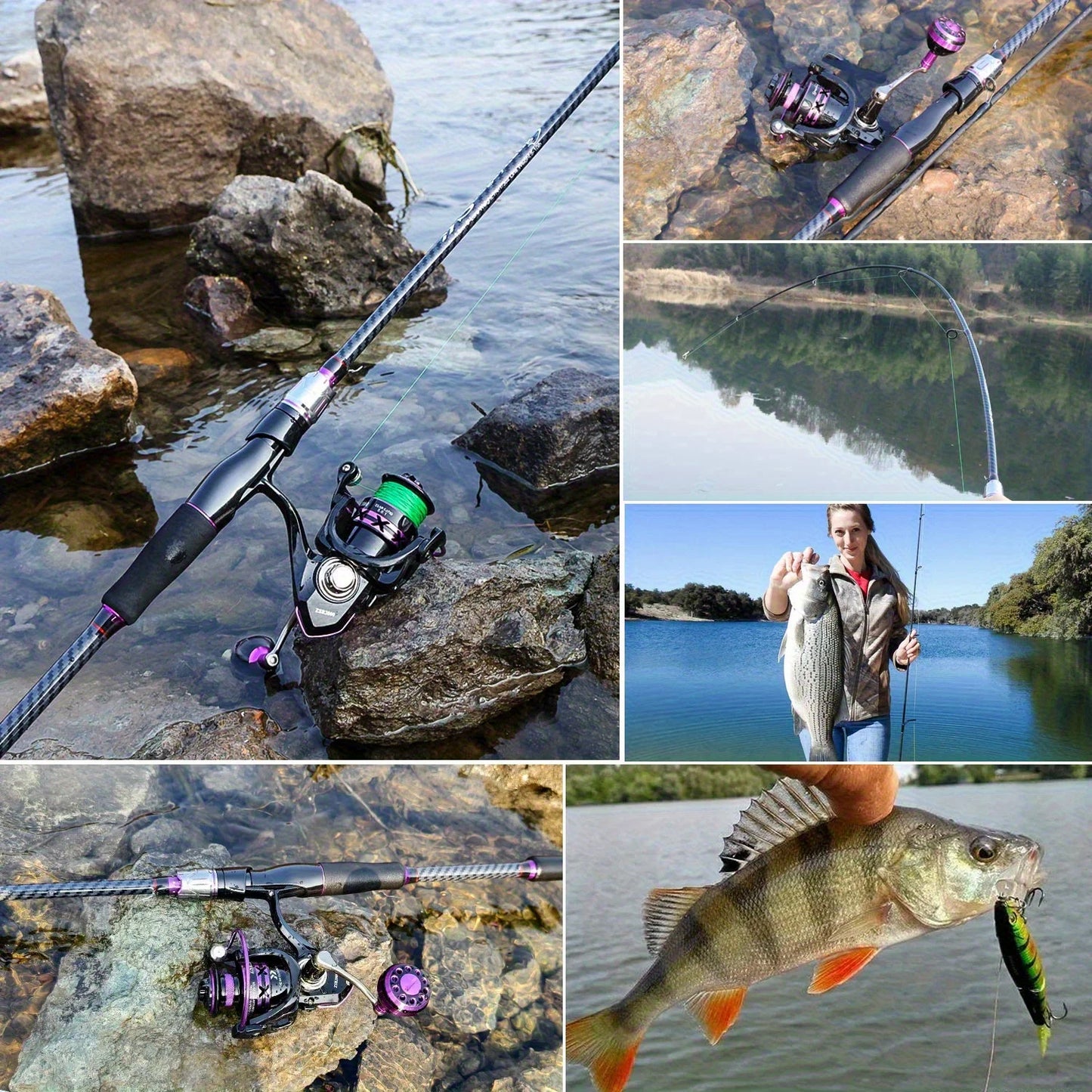 FridayInFishing Telescopic Fishing Rod Carbon Fiber Long Cast