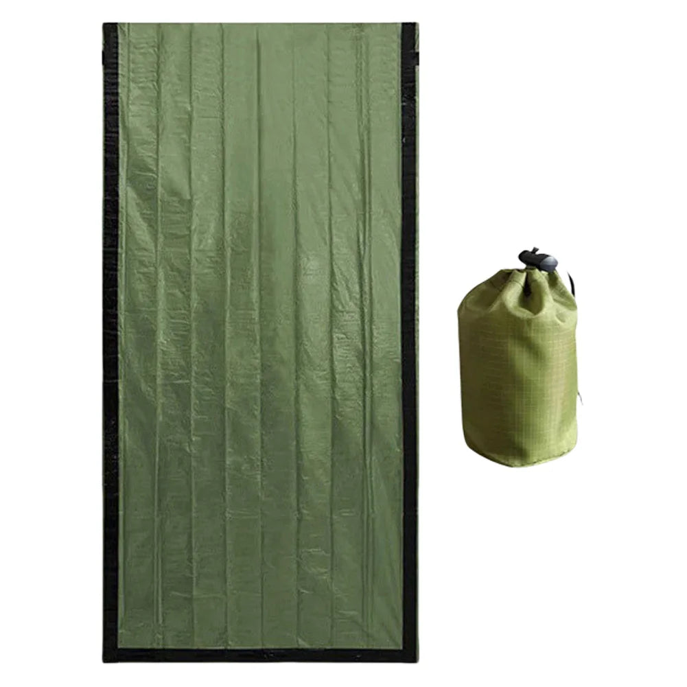Portable Waterproof Emergency Thermal Survival Sleeping Bag Bivy Sack