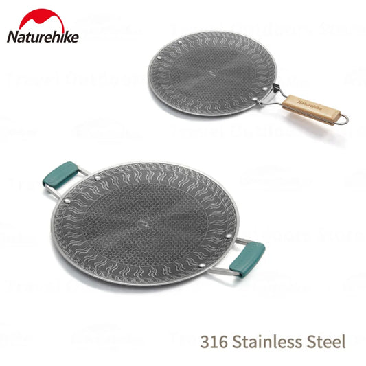 Naturehike Stainless Steel Camping Grill Pan With Honeycomb Plate