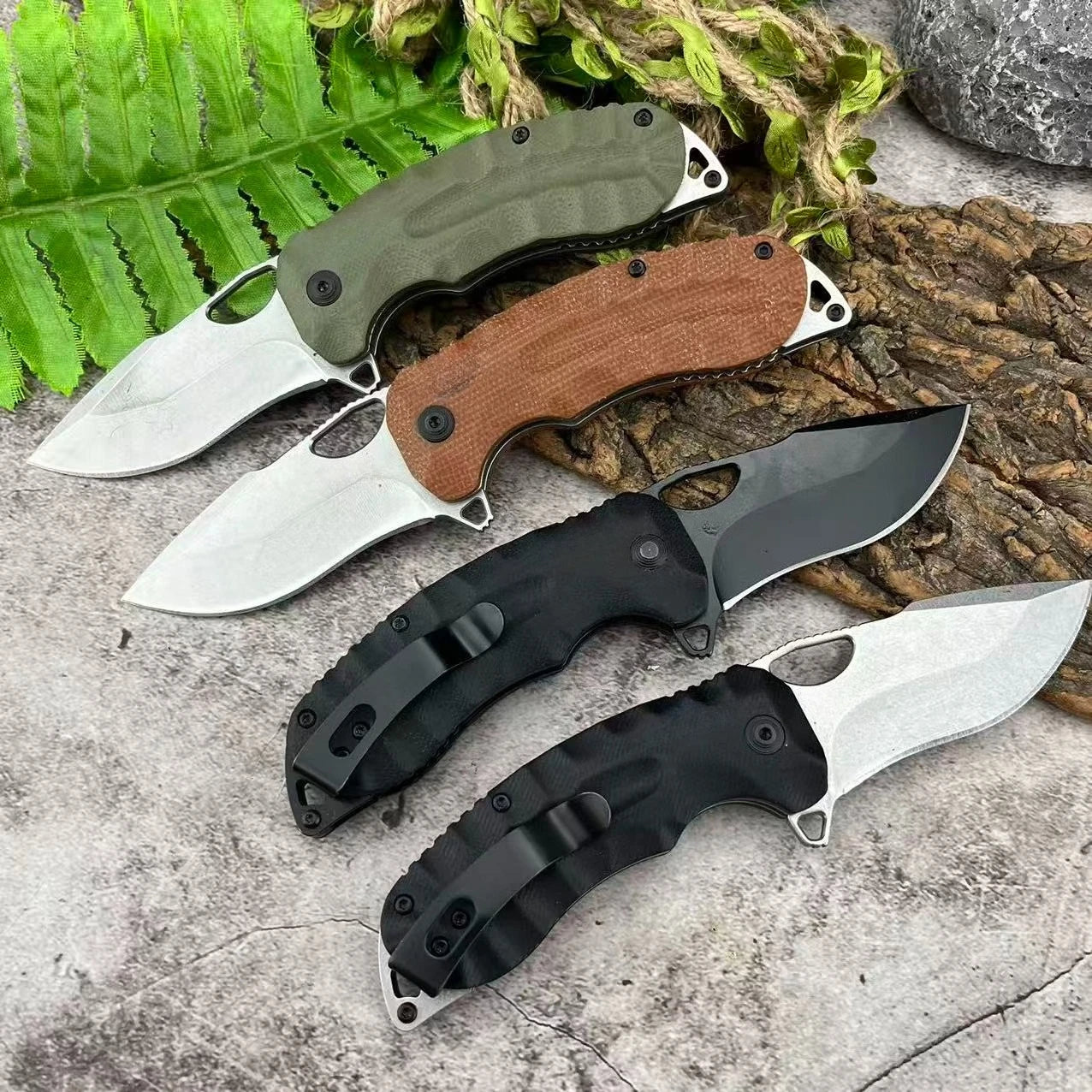 DIY Supplies Folding Knife For Outdoor Camping And Survival Gear