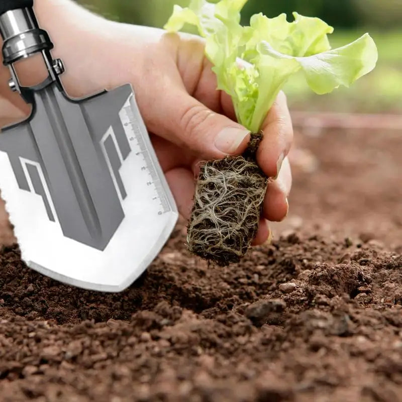 Survival Shovel Multitool Folding Shovel With Compass Camping Axe