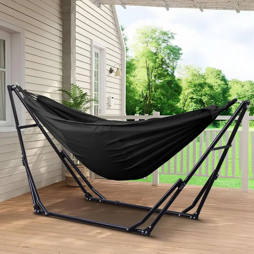 Hammock With Adjustable Stand 2 In 1 Hammock And Swinging Chair