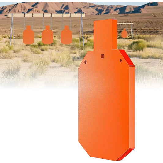 AR 500 Steel Target Silhouette Laser Cut Plate for Shooting Range