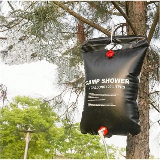 Solar Heating Portable Shower Bag Water Storage for Outdoor Camping