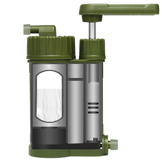 Emergency Survival Water Filter Hand Pump For Outdoor Hiking And Camp