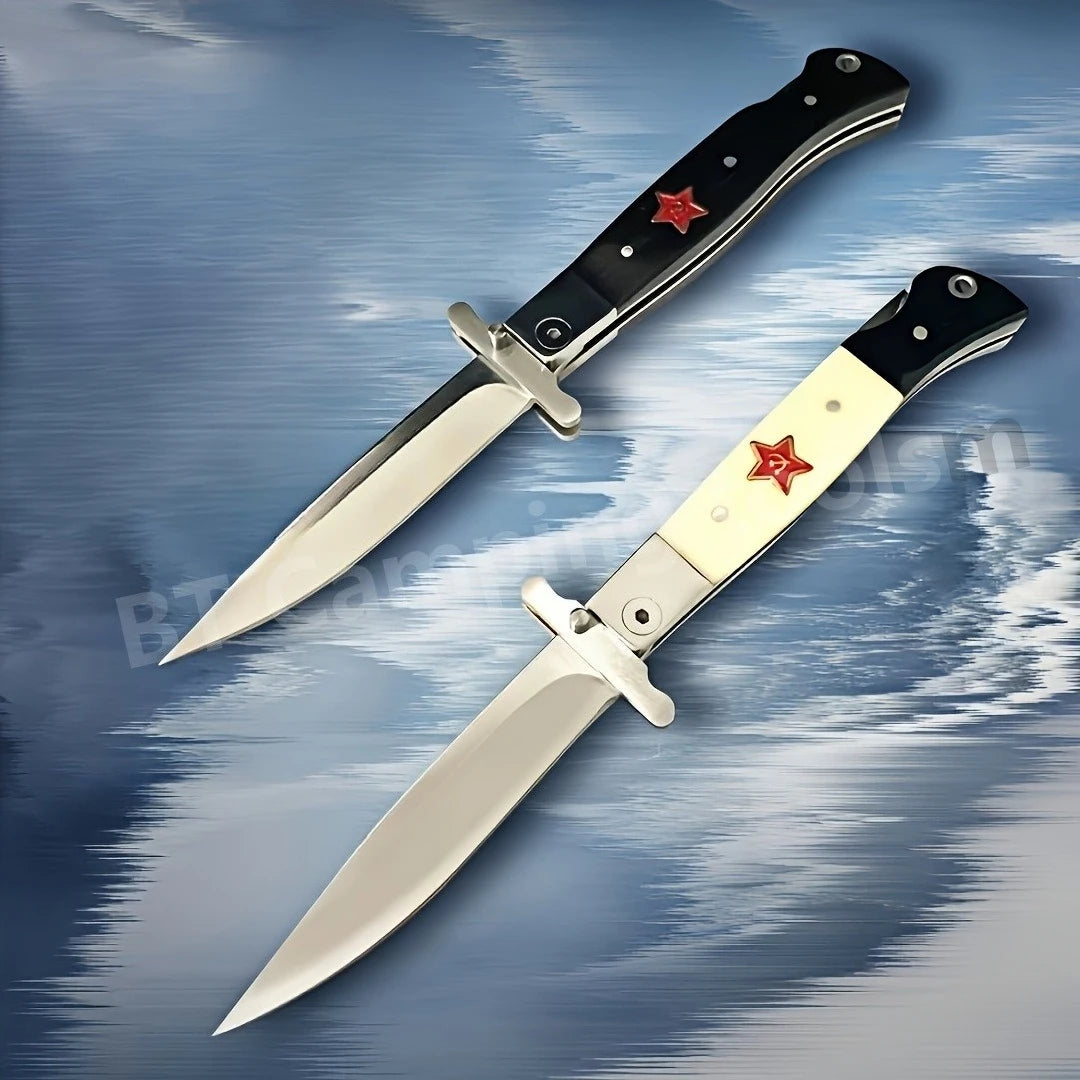 DIY Supplies Stainless Steel Folding Pocket Knife For Outdoor Camping
