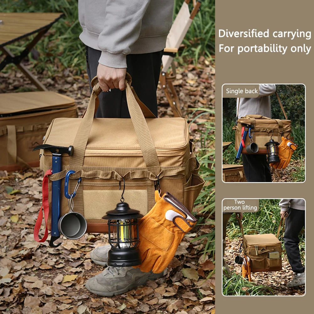 Camping Utensil Organizer Detachable Multifunctional Stove Storage Case
