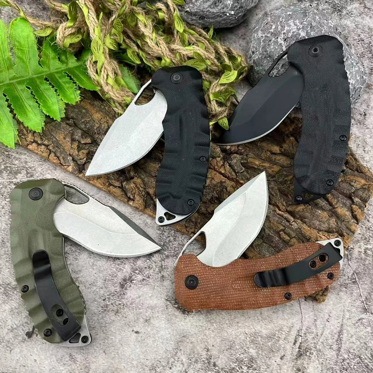 DIY Supplies Folding Knife For Outdoor Camping And Survival Gear