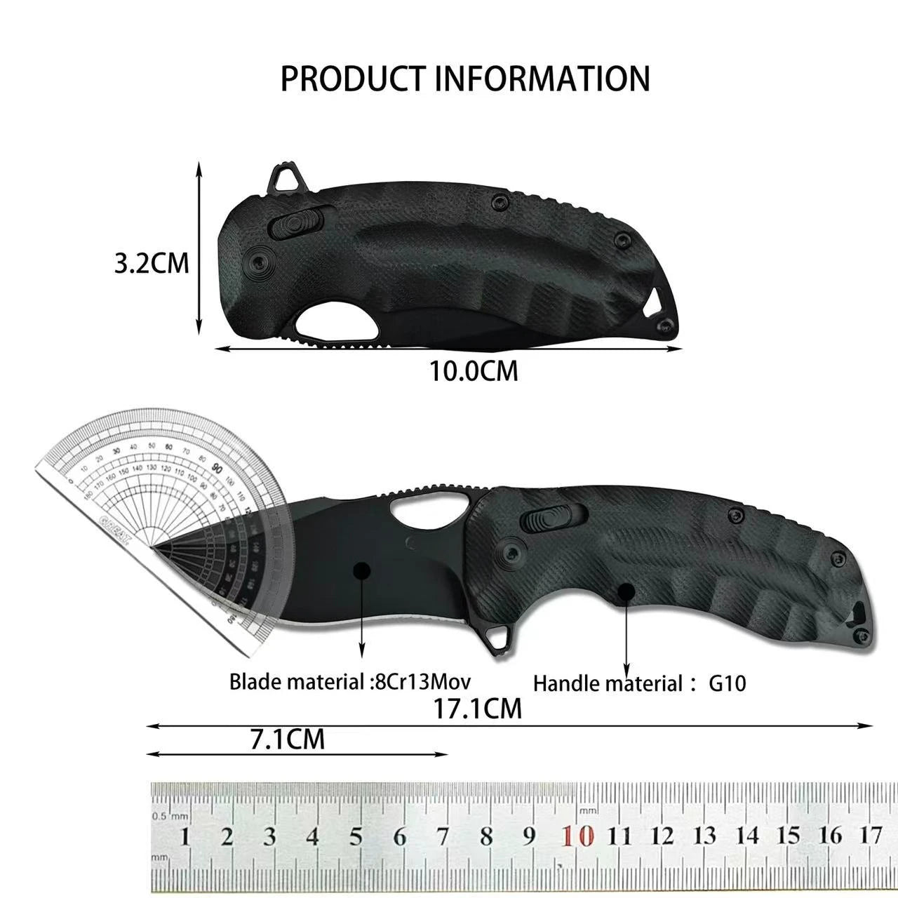 DIY Supplies Folding Knife For Outdoor Camping And Survival Gear